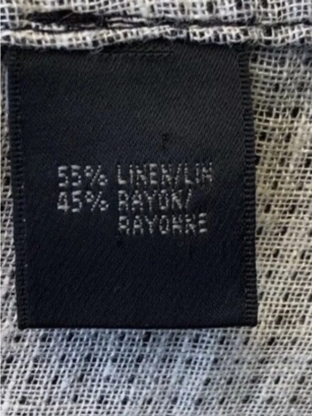 Lafayette 148 Jacket Black Collarless Fringe Linen 14 - Picture 10 of 10